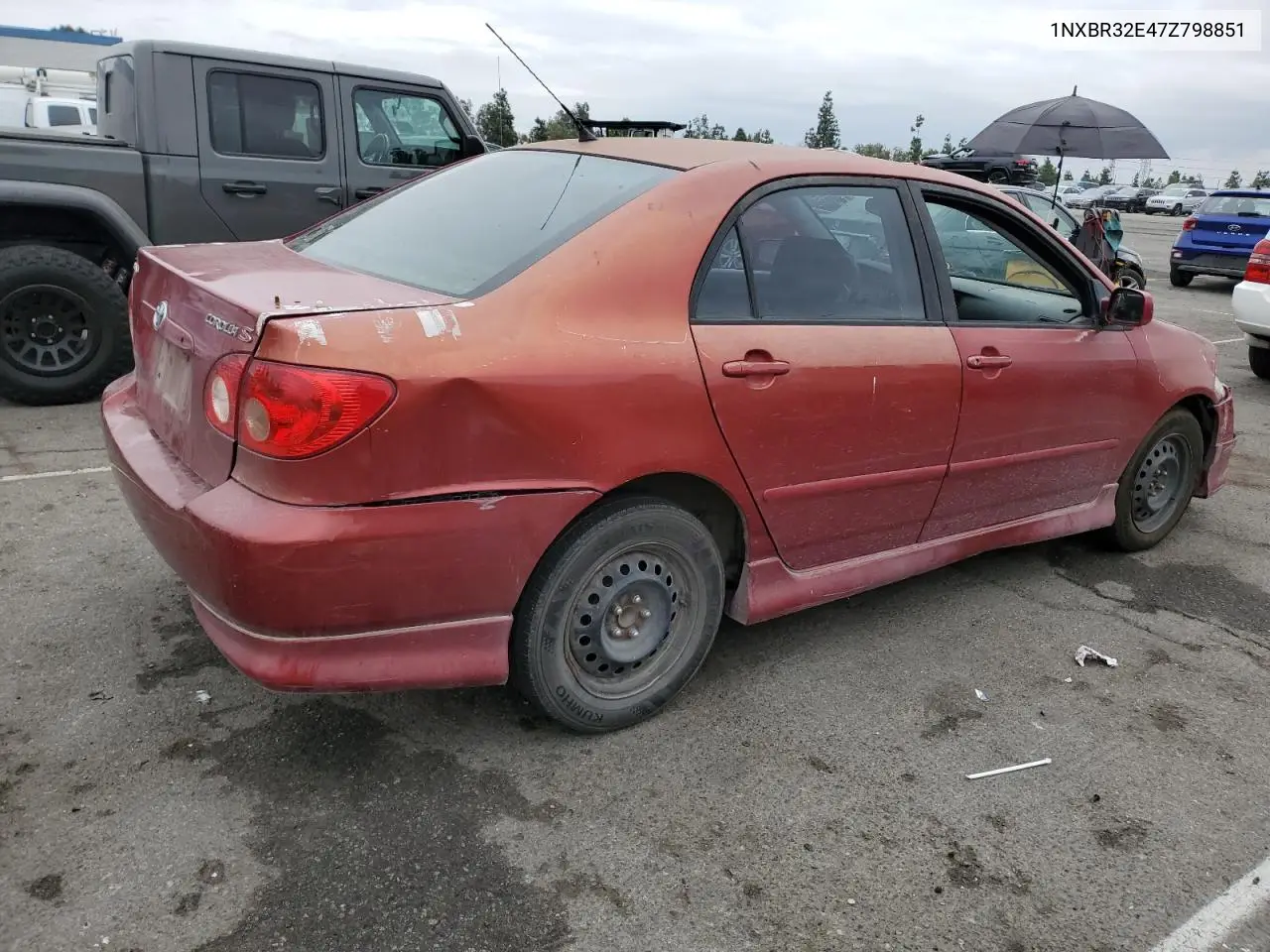 1NXBR32E47Z798851 2007 Toyota Corolla Ce