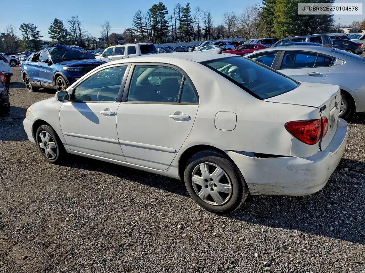 JTDBR32E270104878 2007 Toyota Corolla Ce