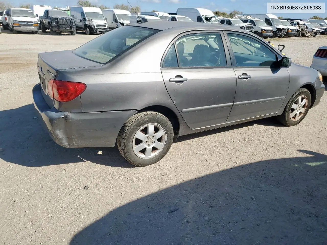 1NXBR30E87Z806033 2007 Toyota Corolla Ce