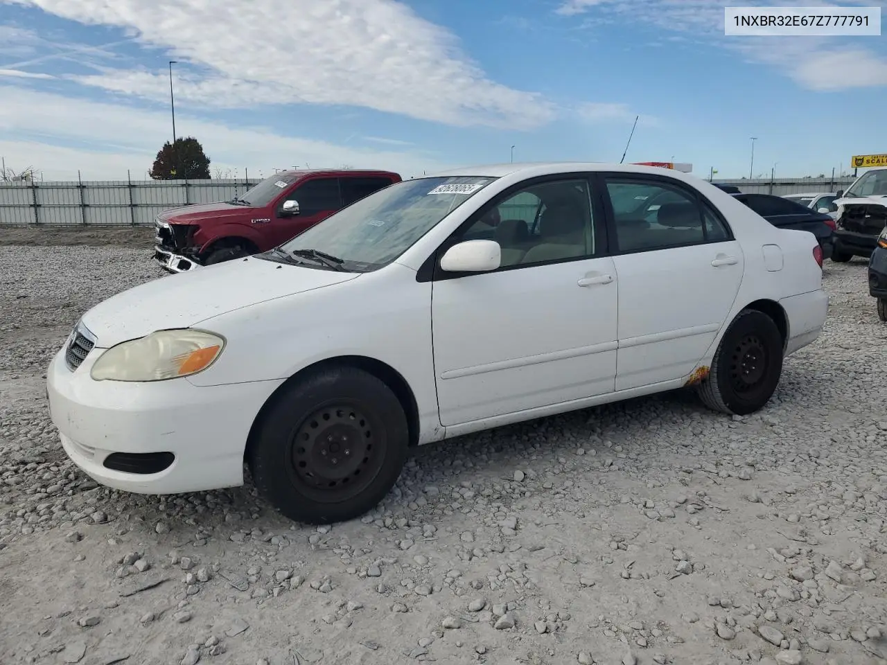 1NXBR32E67Z777791 2007 Toyota Corolla Ce