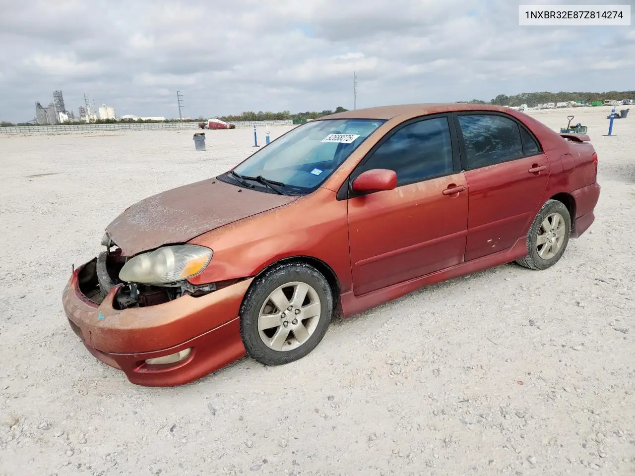 1NXBR32E87Z814274 2007 Toyota Corolla Ce