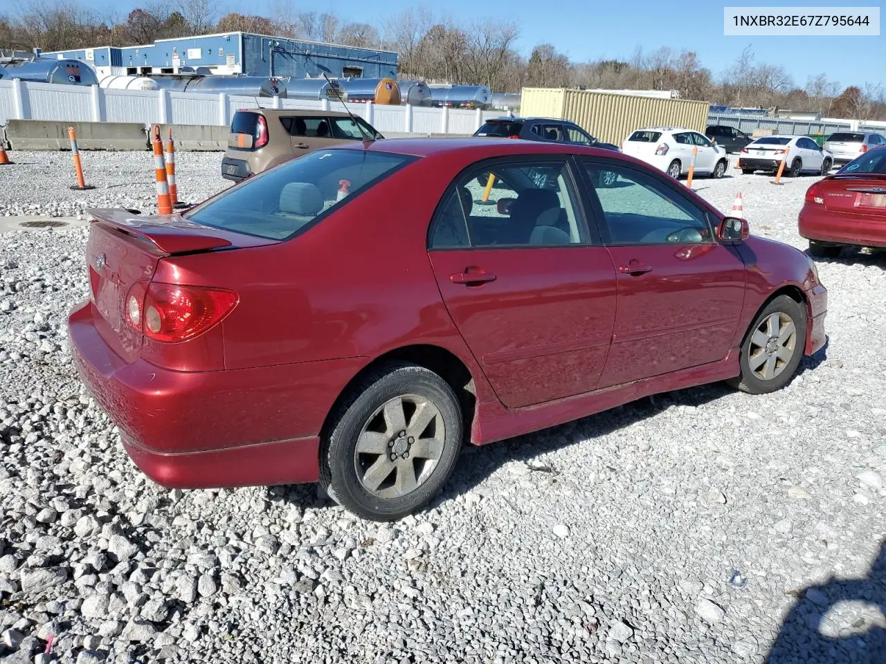 1NXBR32E67Z795644 2007 Toyota Corolla Ce