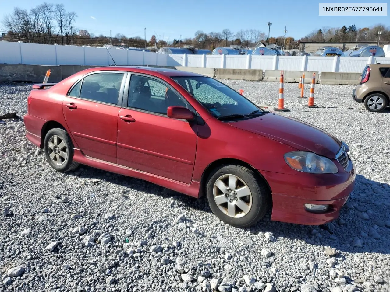 1NXBR32E67Z795644 2007 Toyota Corolla Ce