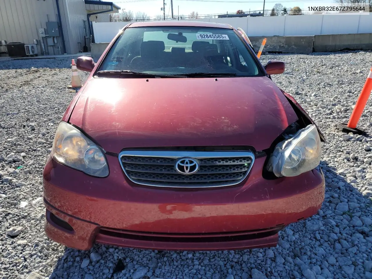 1NXBR32E67Z795644 2007 Toyota Corolla Ce
