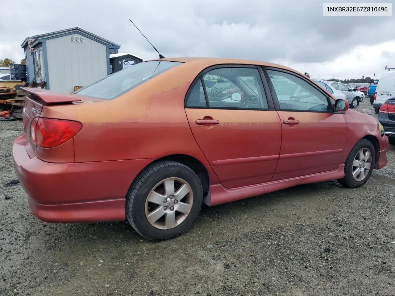1NXBR32E67Z810496 2007 Toyota Corolla Ce