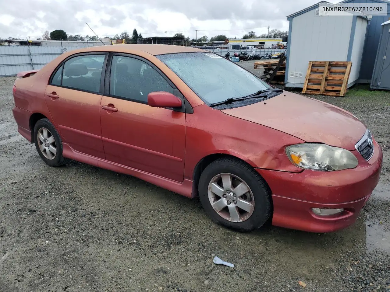 1NXBR32E67Z810496 2007 Toyota Corolla Ce
