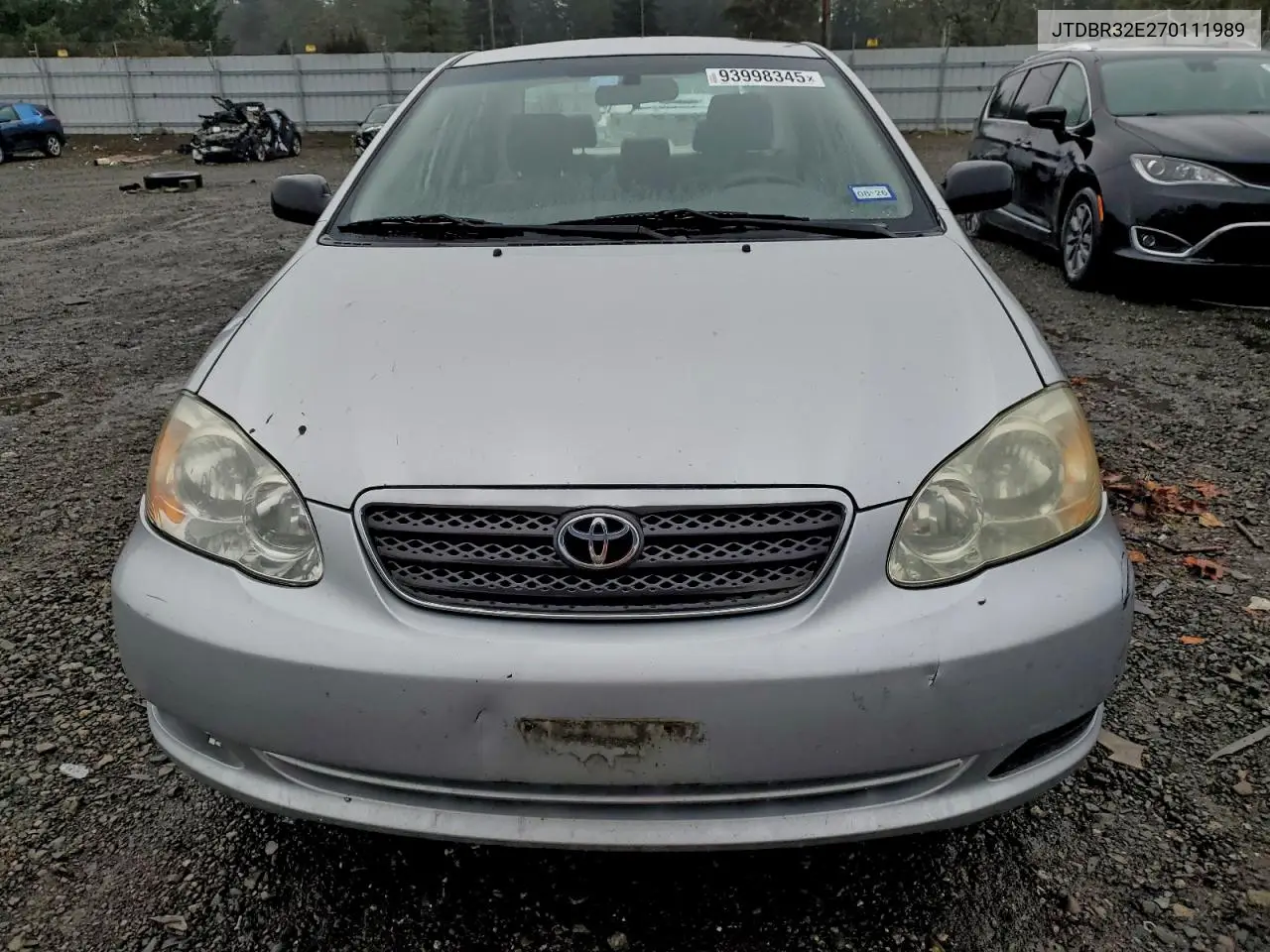 JTDBR32E270111989 2007 Toyota Corolla Ce