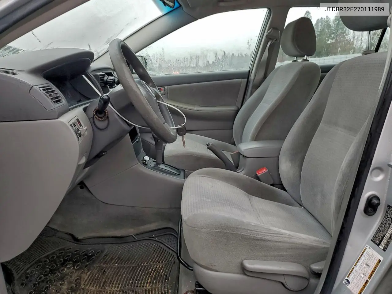 JTDBR32E270111989 2007 Toyota Corolla Ce