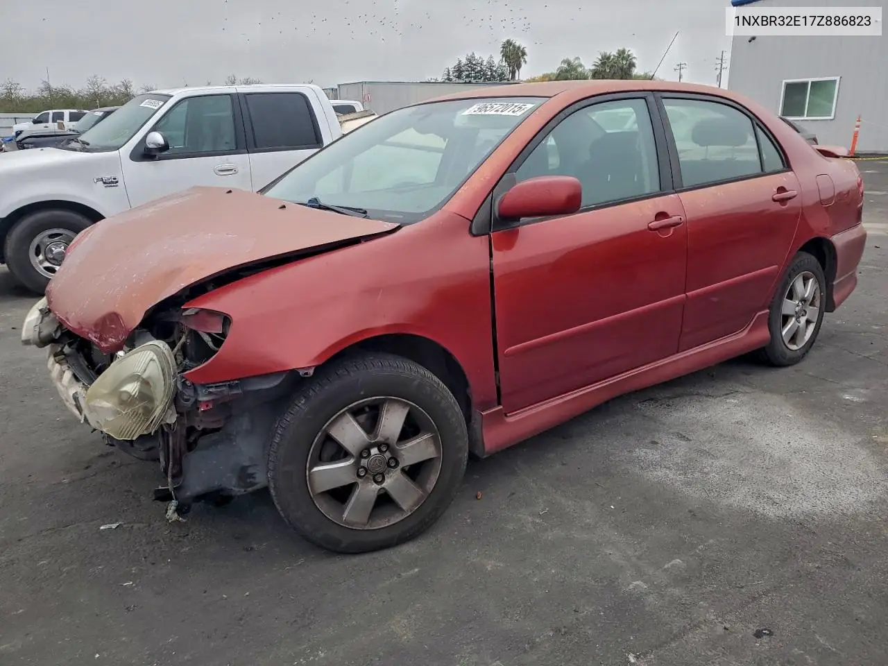 1NXBR32E17Z886823 2007 Toyota Corolla Ce