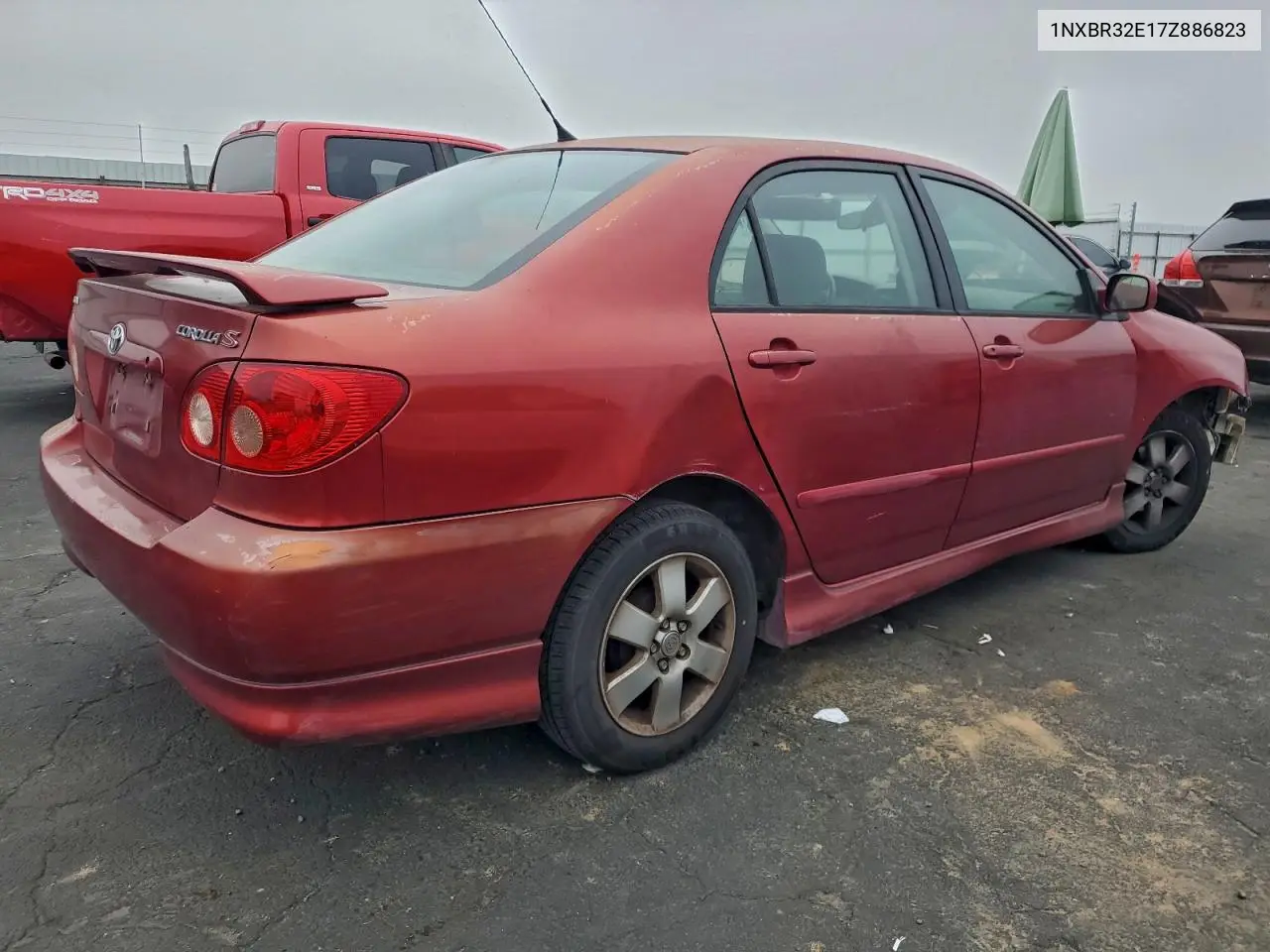 1NXBR32E17Z886823 2007 Toyota Corolla Ce