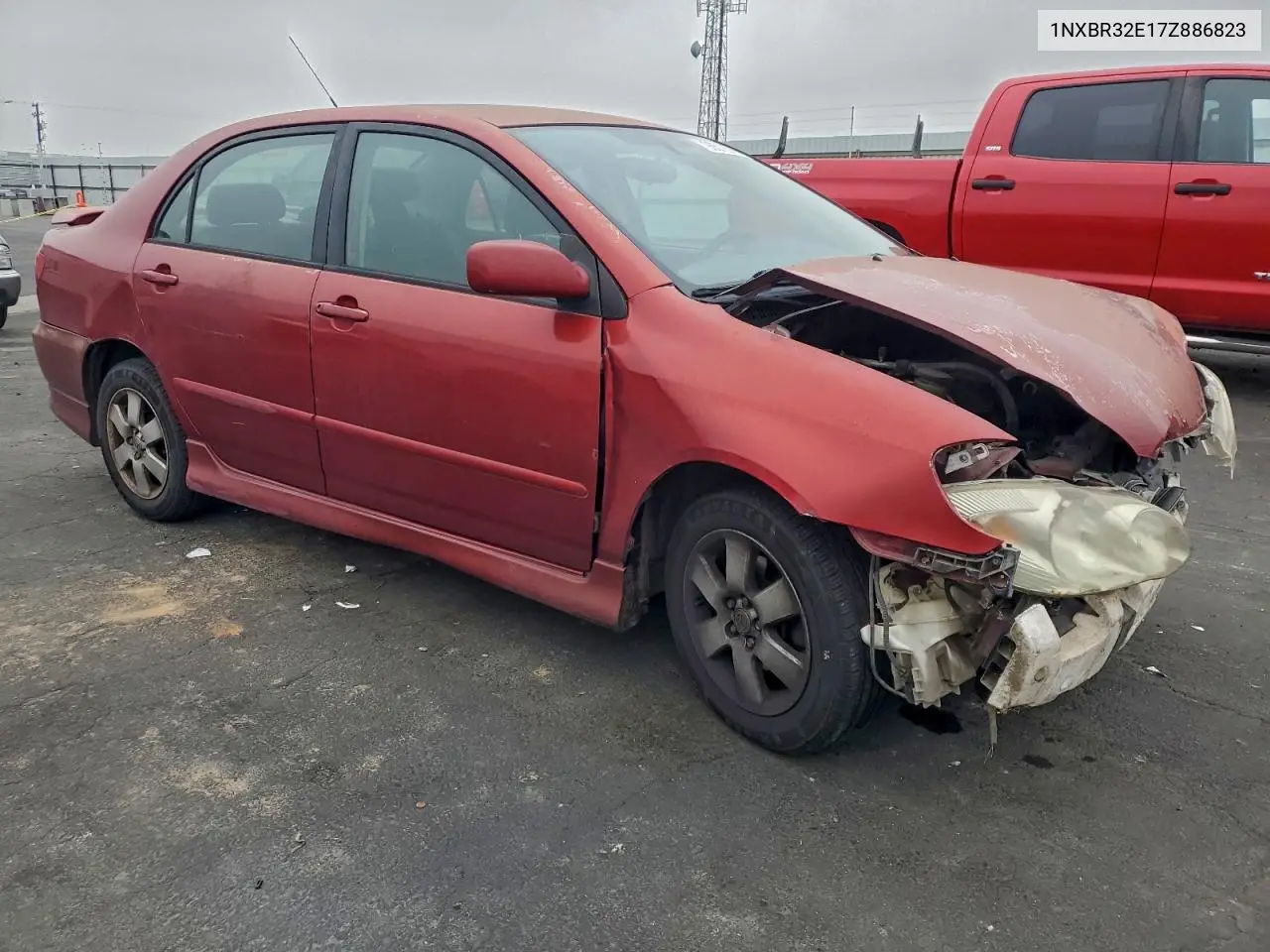 1NXBR32E17Z886823 2007 Toyota Corolla Ce