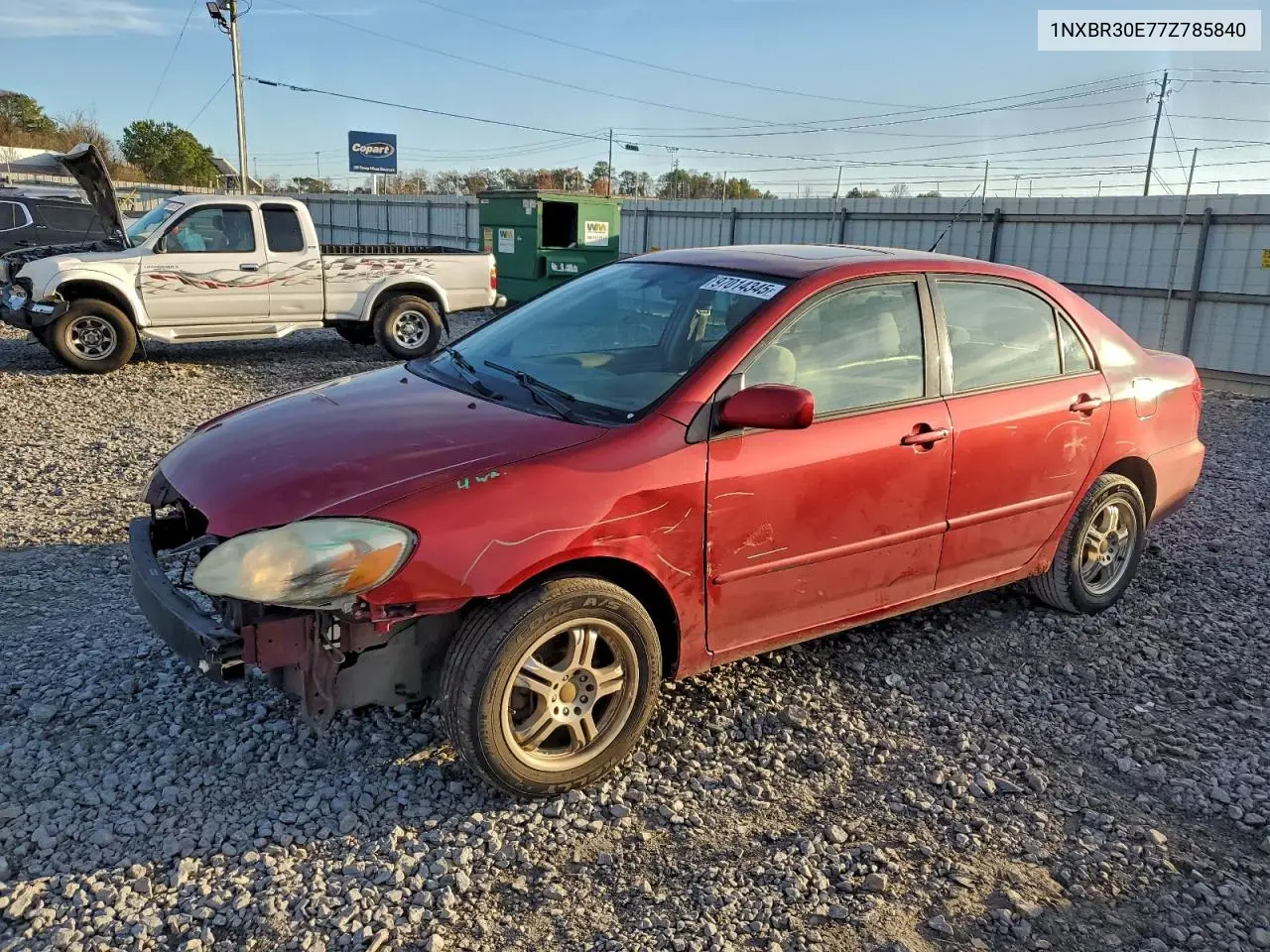 1NXBR30E77Z785840 2007 Toyota Corolla Ce