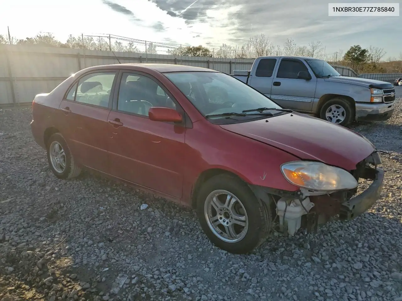 1NXBR30E77Z785840 2007 Toyota Corolla Ce