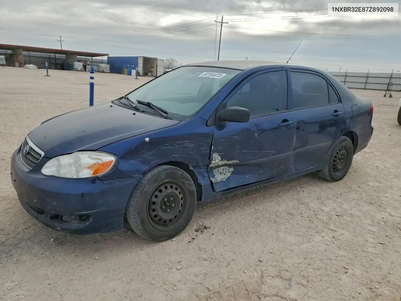 1NXBR32E87Z892098 2007 Toyota Corolla Ce