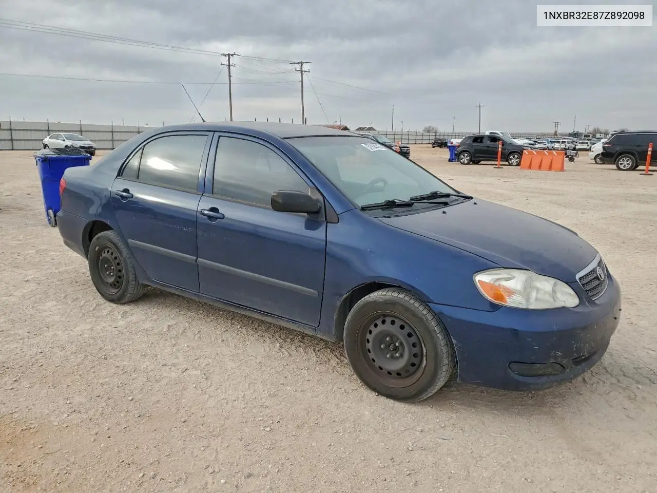 1NXBR32E87Z892098 2007 Toyota Corolla Ce