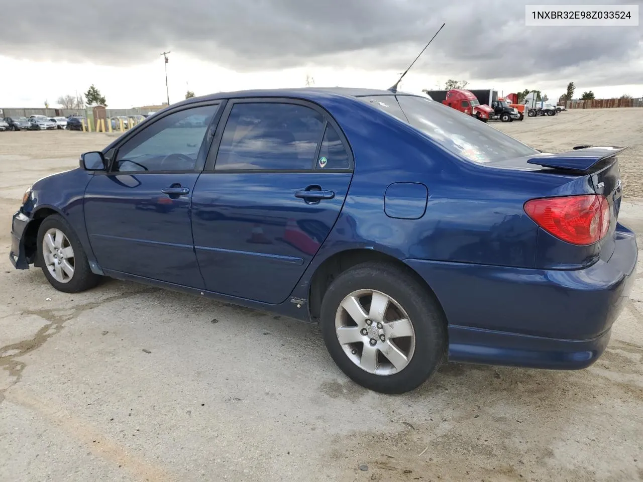 2008 Toyota Corolla Ce VIN: 1NXBR32E98Z033524 Lot: 42483974