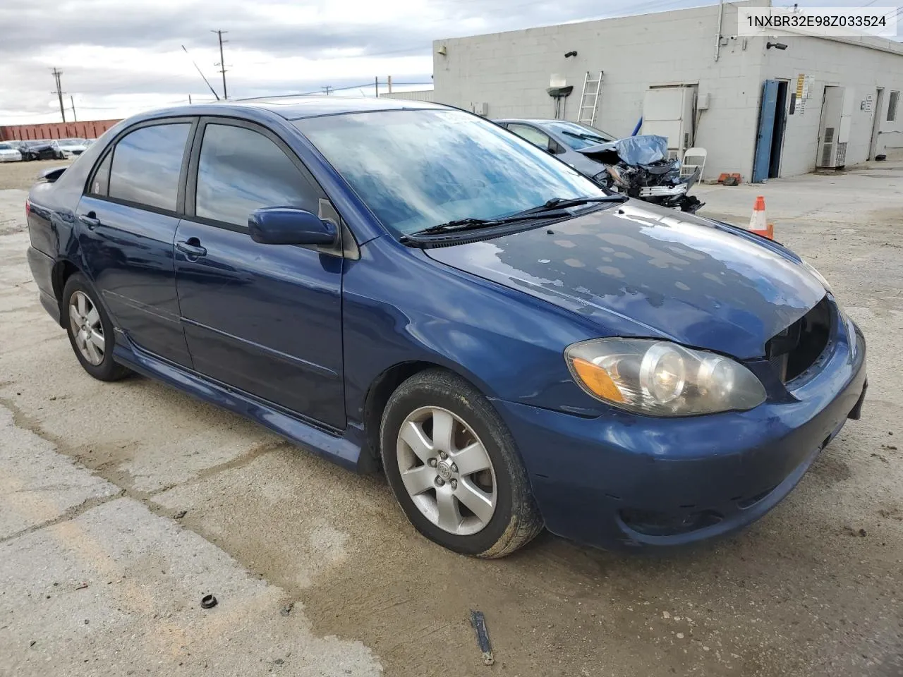 2008 Toyota Corolla Ce VIN: 1NXBR32E98Z033524 Lot: 42483974