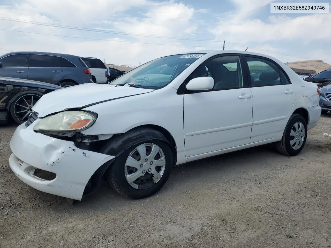 2008 Toyota Corolla Ce VIN: 1NXBR32E58Z949746 Lot: 62574784