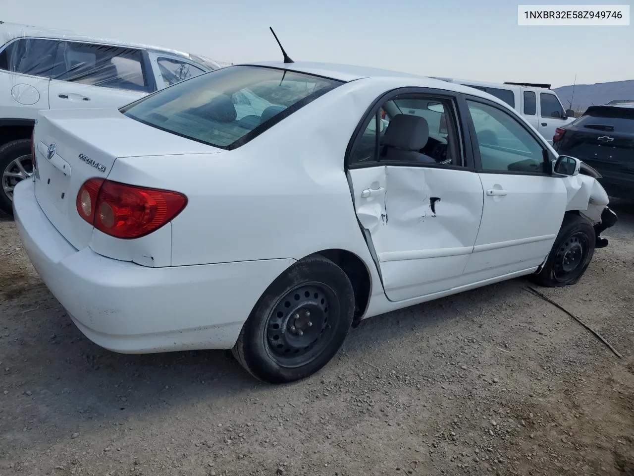 2008 Toyota Corolla Ce VIN: 1NXBR32E58Z949746 Lot: 62574784