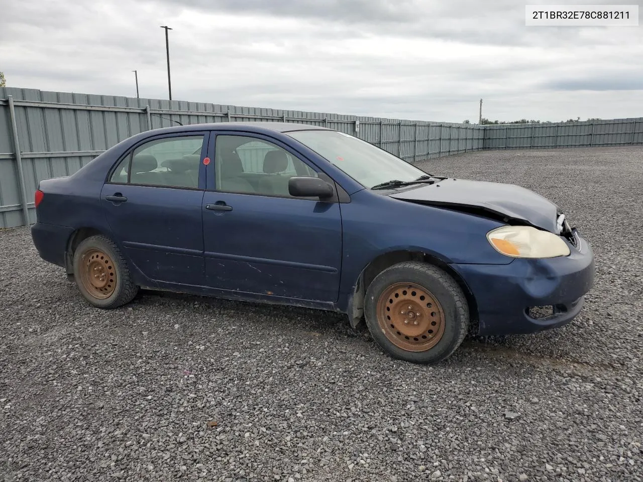 2008 Toyota Corolla Ce VIN: 2T1BR32E78C881211 Lot: 64962724