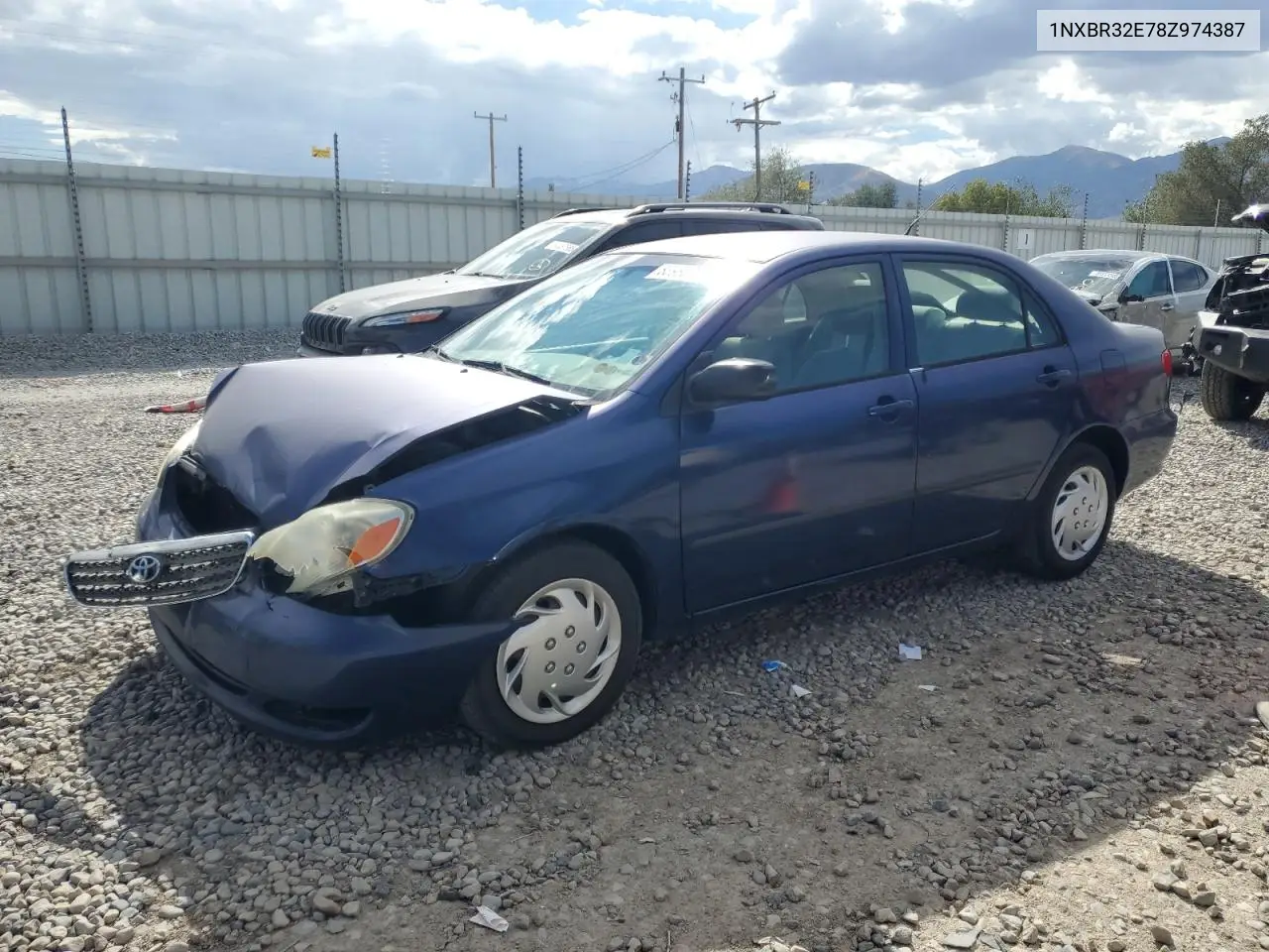 1NXBR32E78Z974387 2008 Toyota Corolla Ce