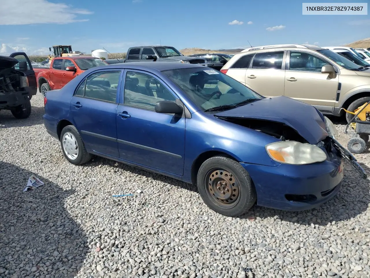 1NXBR32E78Z974387 2008 Toyota Corolla Ce