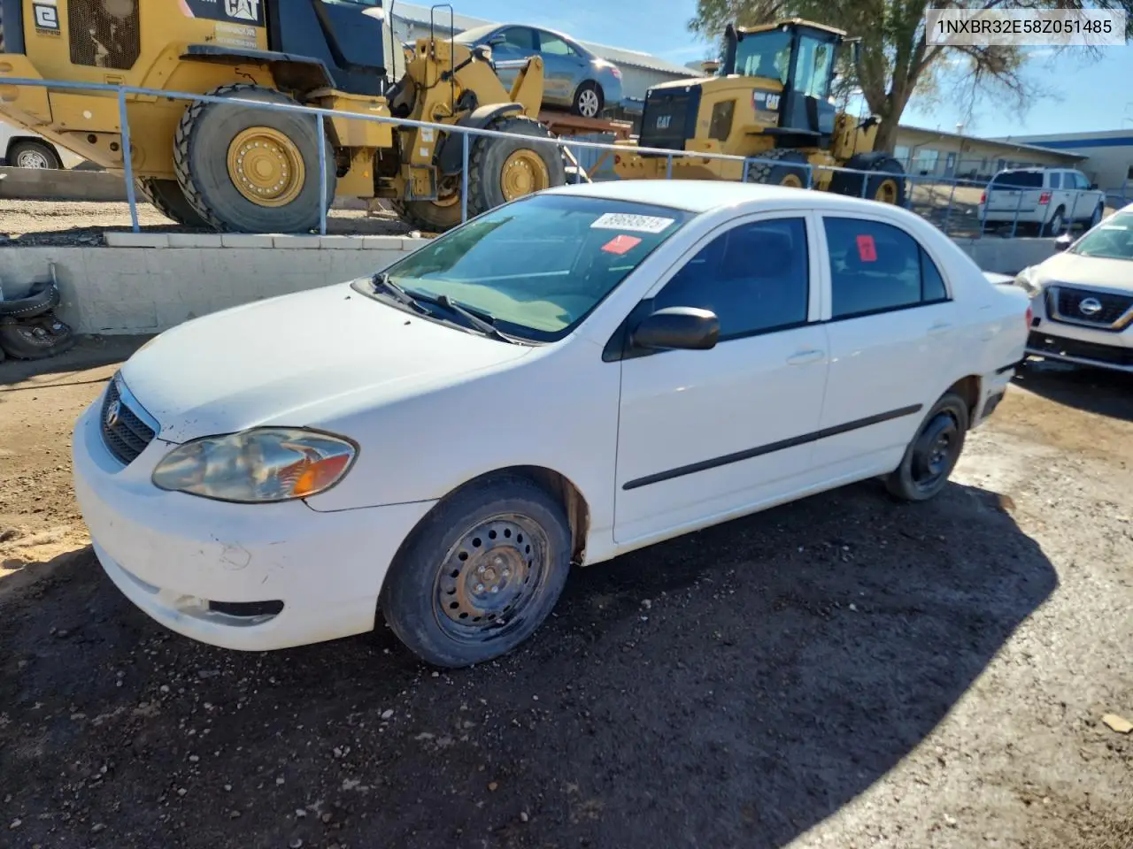 1NXBR32E58Z051485 2008 Toyota Corolla Ce