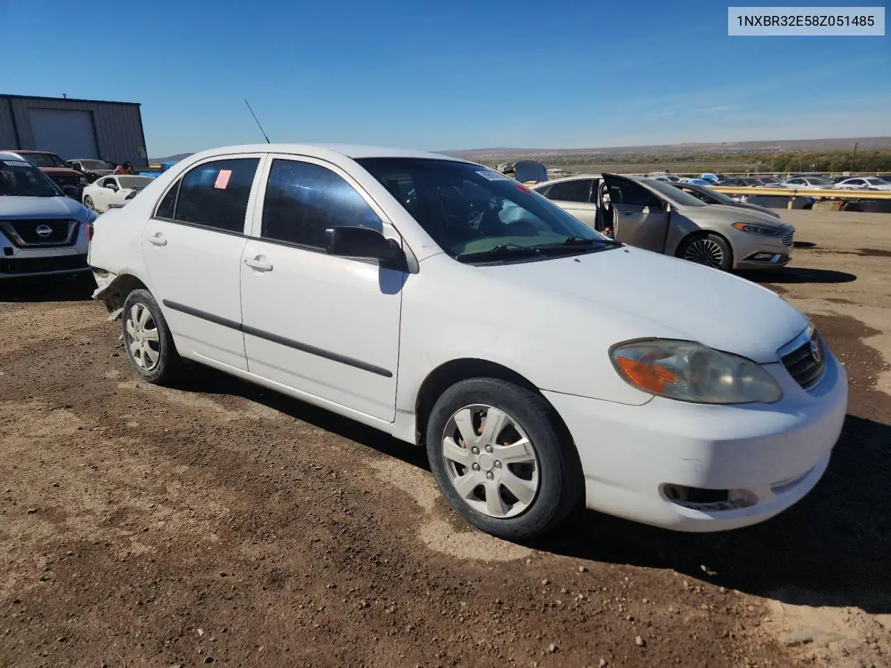 1NXBR32E58Z051485 2008 Toyota Corolla Ce