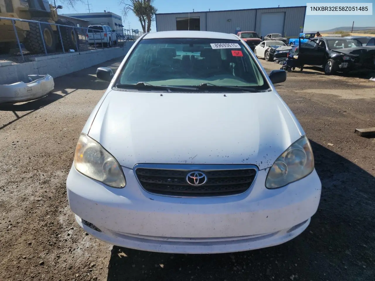 1NXBR32E58Z051485 2008 Toyota Corolla Ce