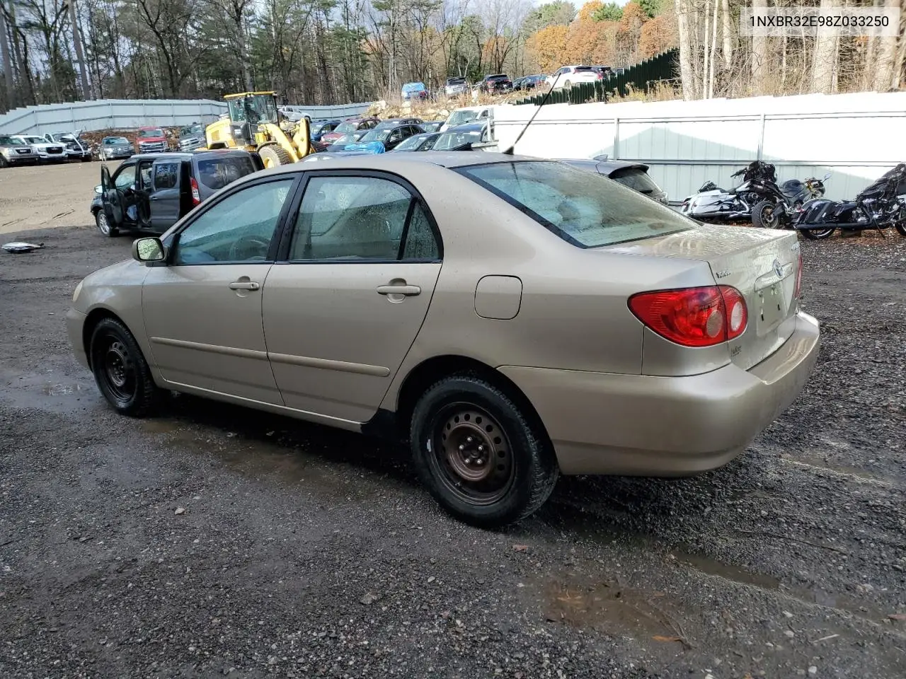 1NXBR32E98Z033250 2008 Toyota Corolla Ce