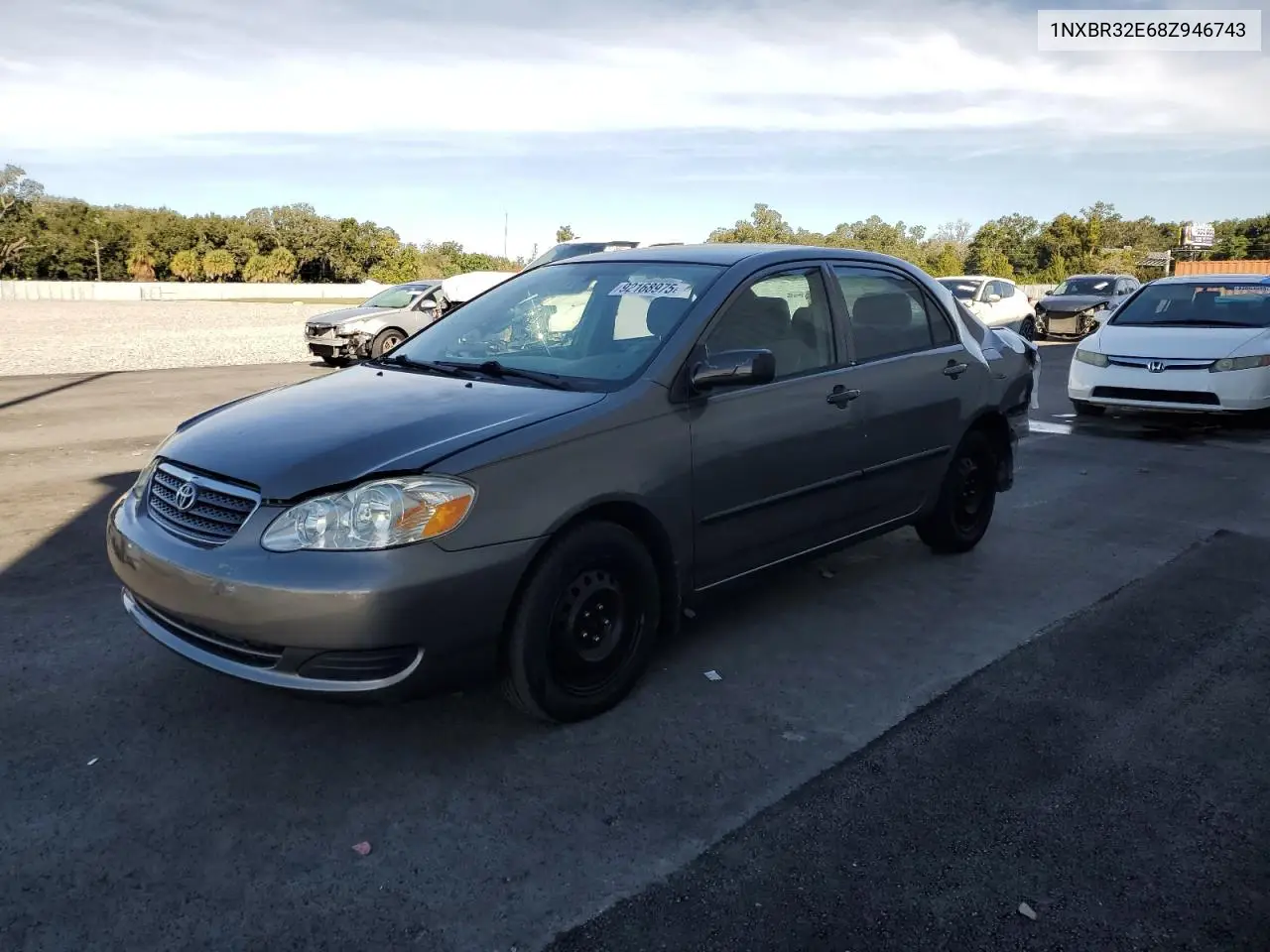 1NXBR32E68Z946743 2008 Toyota Corolla Ce