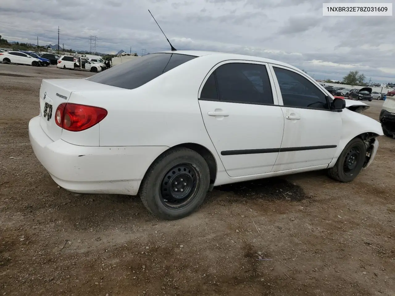 1NXBR32E78Z031609 2008 Toyota Corolla Ce