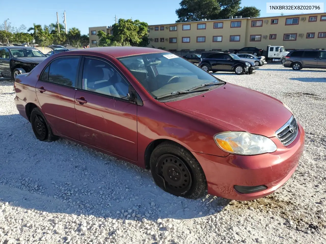 1NXBR32EX8Z020796 2008 Toyota Corolla Ce