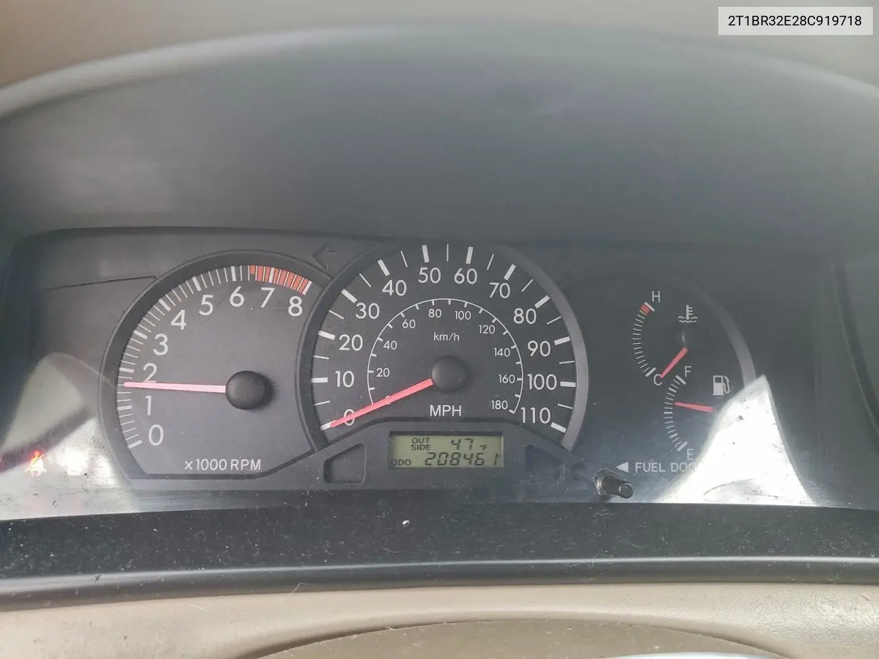 2T1BR32E28C919718 2008 Toyota Corolla Ce