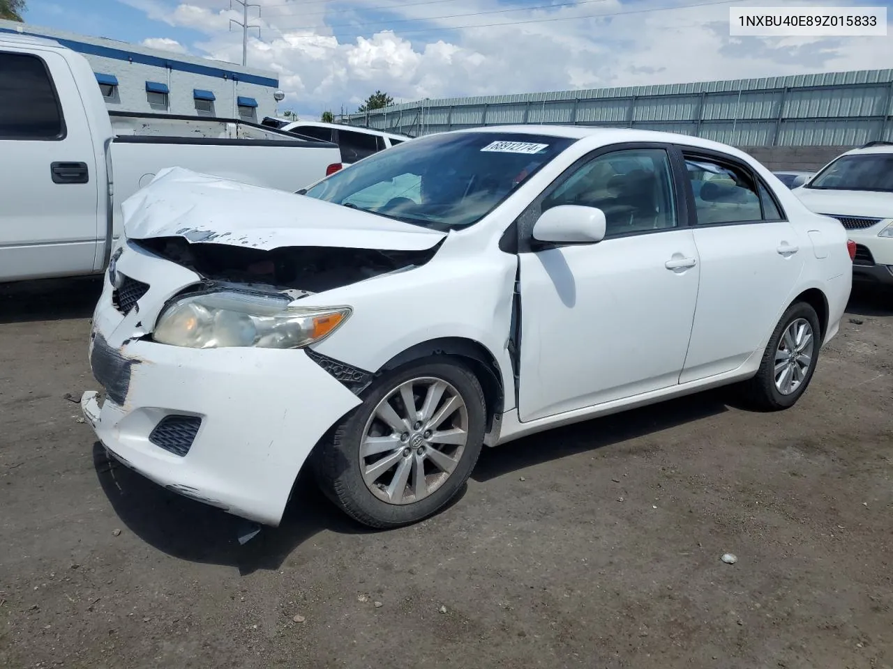 2009 Toyota Corolla Base VIN: 1NXBU40E89Z015833 Lot: 68912774