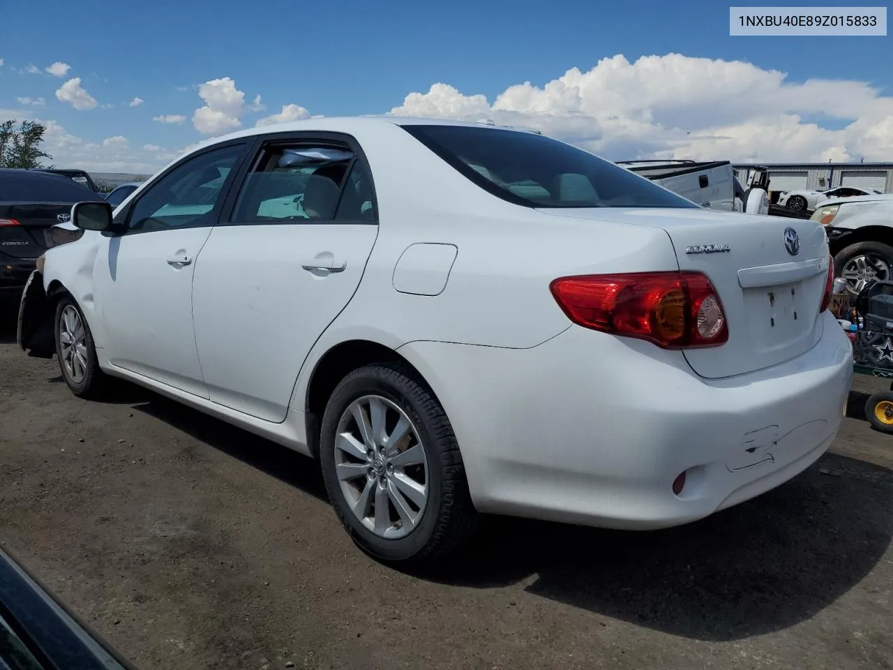 2009 Toyota Corolla Base VIN: 1NXBU40E89Z015833 Lot: 68912774