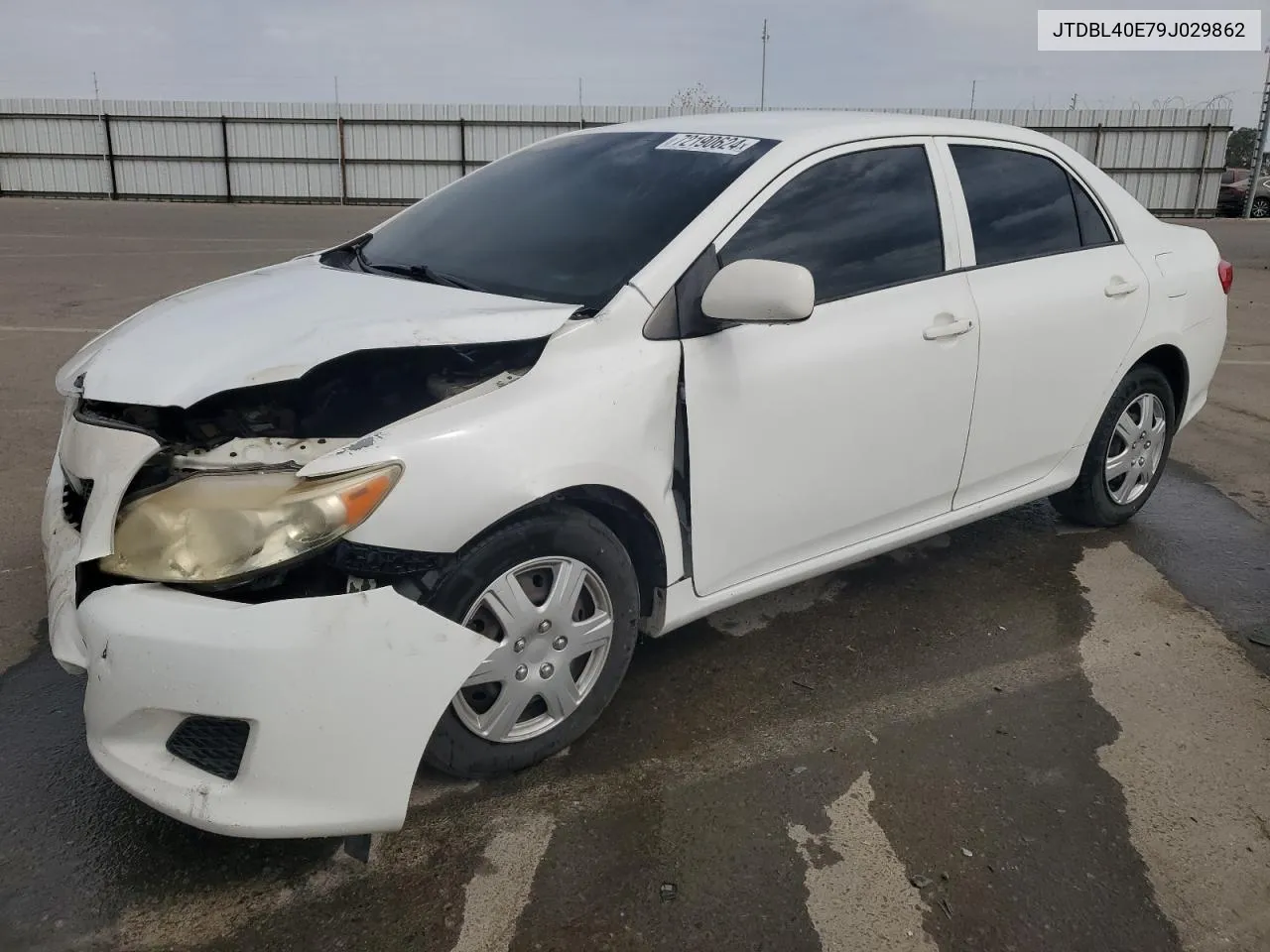 2009 Toyota Corolla Base VIN: JTDBL40E79J029862 Lot: 72190624