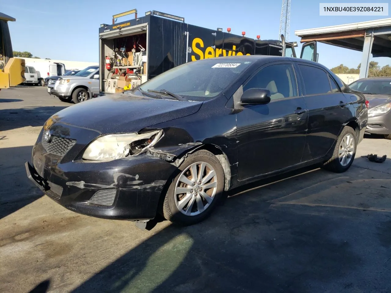 2009 Toyota Corolla Base VIN: 1NXBU40E39Z084221 Lot: 72270554