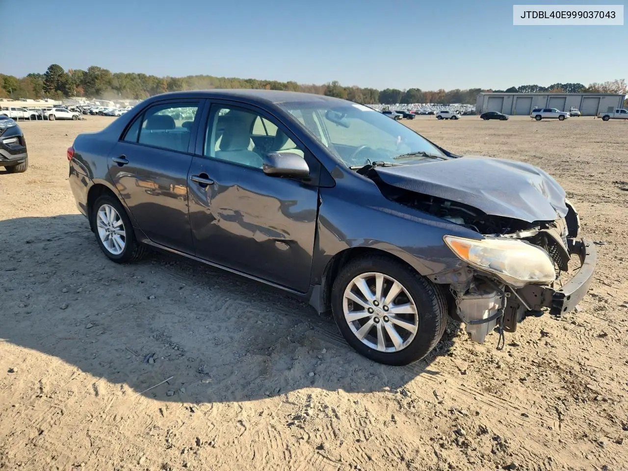 JTDBL40E999037043 2009 Toyota Corolla Base