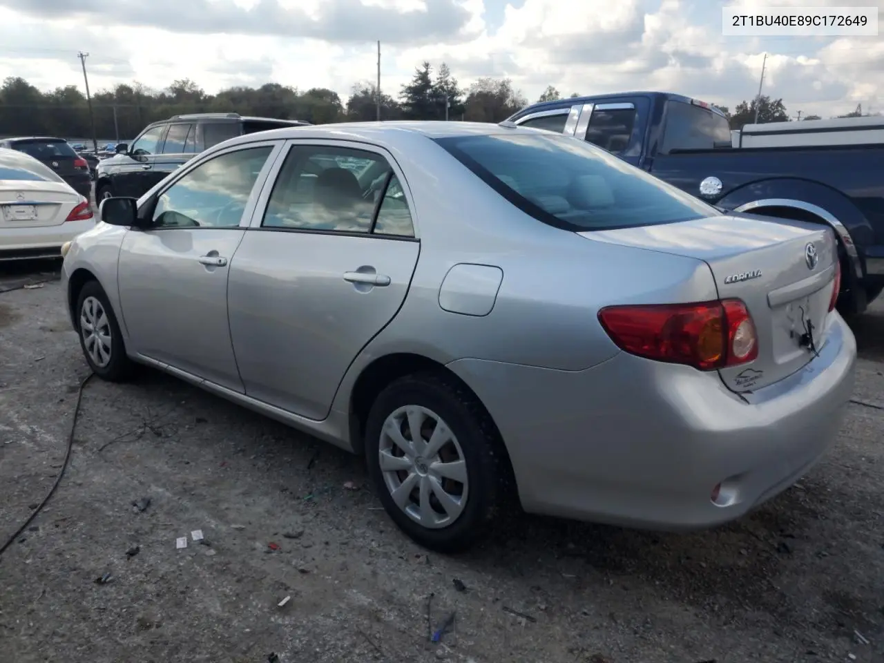 2T1BU40E89C172649 2009 Toyota Corolla Base