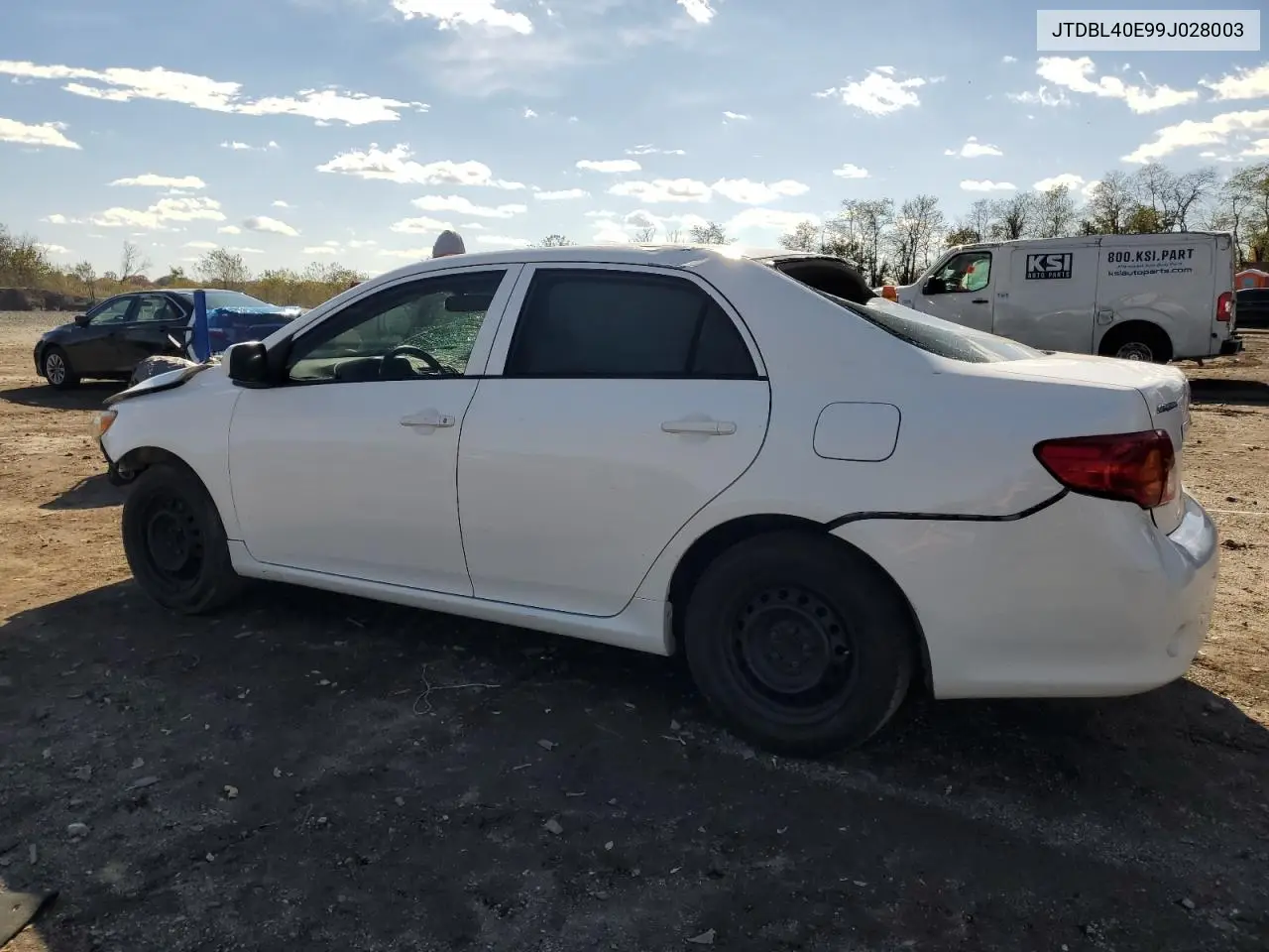 JTDBL40E99J028003 2009 Toyota Corolla Base