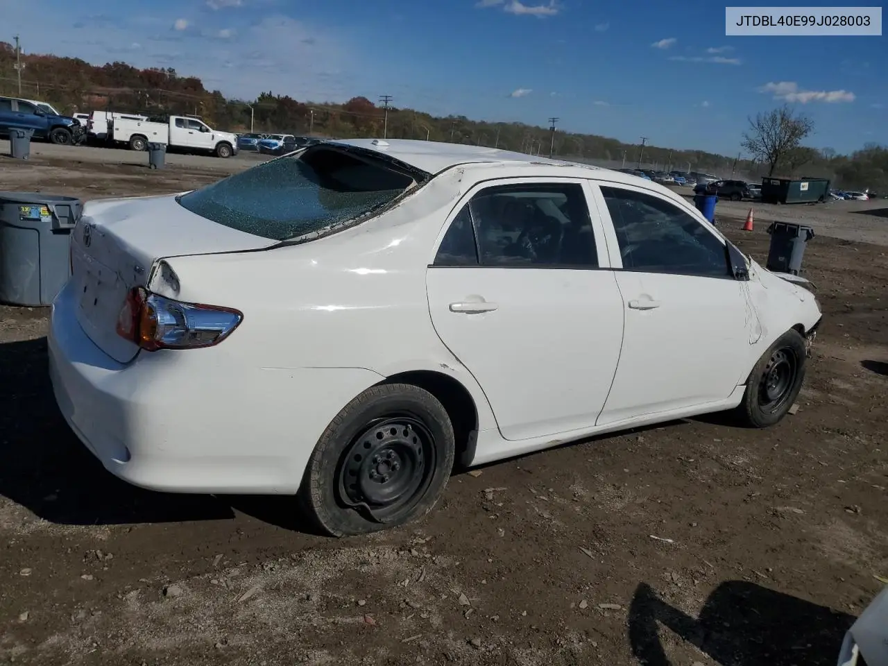 JTDBL40E99J028003 2009 Toyota Corolla Base