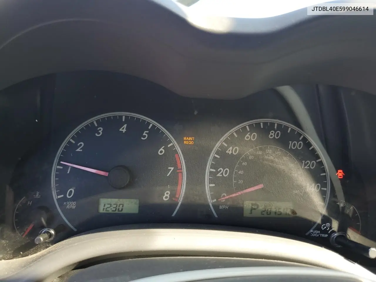 JTDBL40E599046614 2009 Toyota Corolla Base