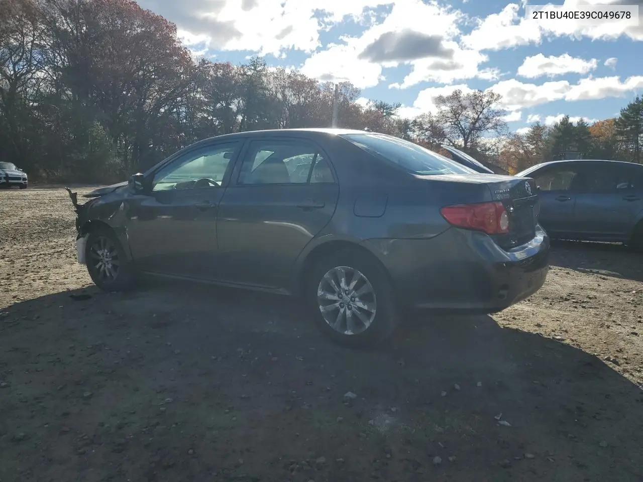 2T1BU40E39C049678 2009 Toyota Corolla Base