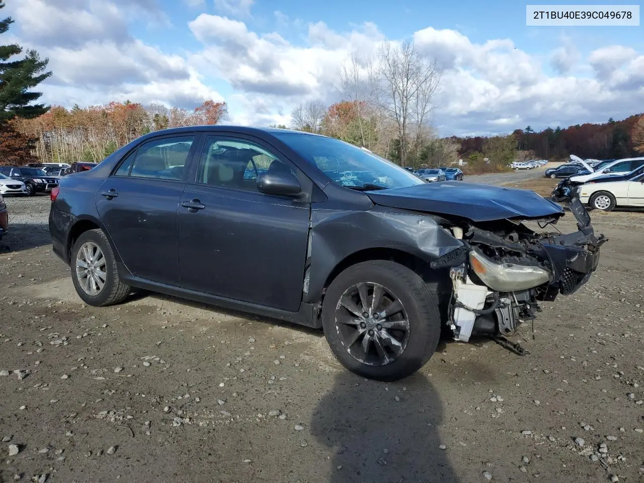 2T1BU40E39C049678 2009 Toyota Corolla Base
