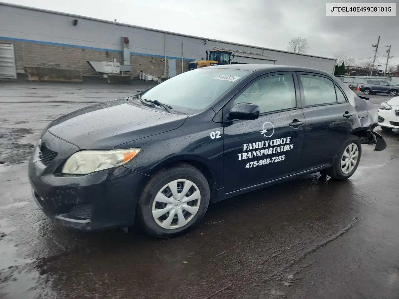 JTDBL40E499081015 2009 Toyota Corolla Base