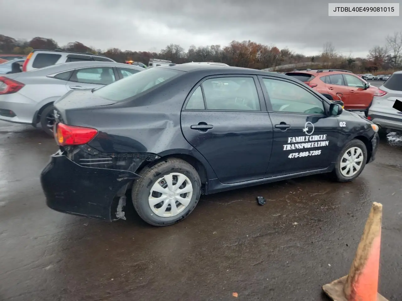 JTDBL40E499081015 2009 Toyota Corolla Base