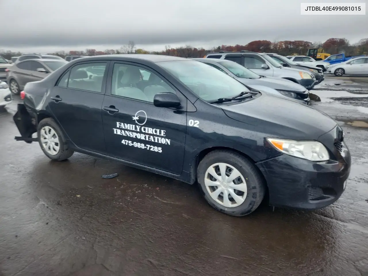 JTDBL40E499081015 2009 Toyota Corolla Base