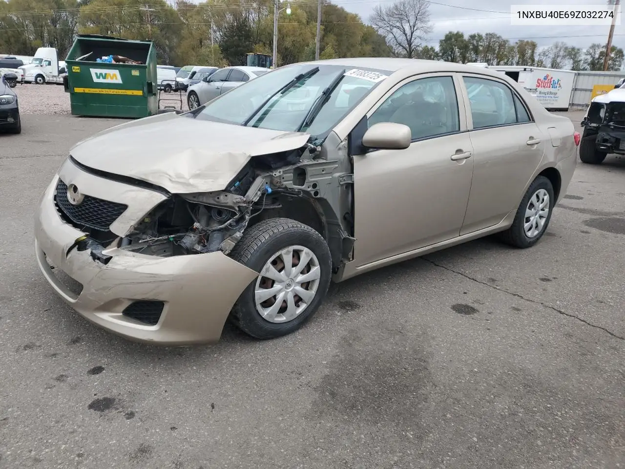 1NXBU40E69Z032274 2009 Toyota Corolla Base