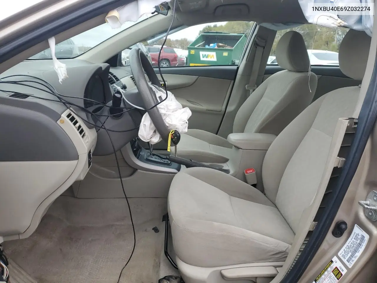 1NXBU40E69Z032274 2009 Toyota Corolla Base